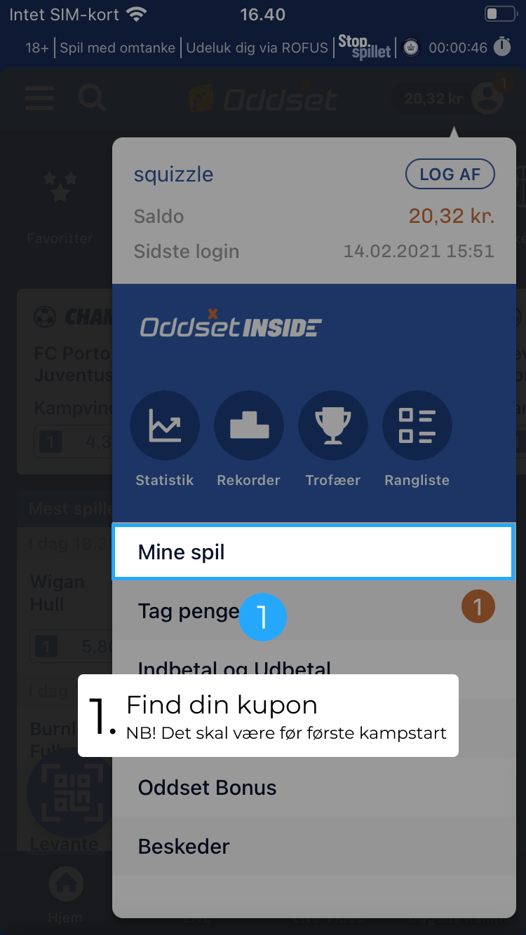 Danske Spil Step 1