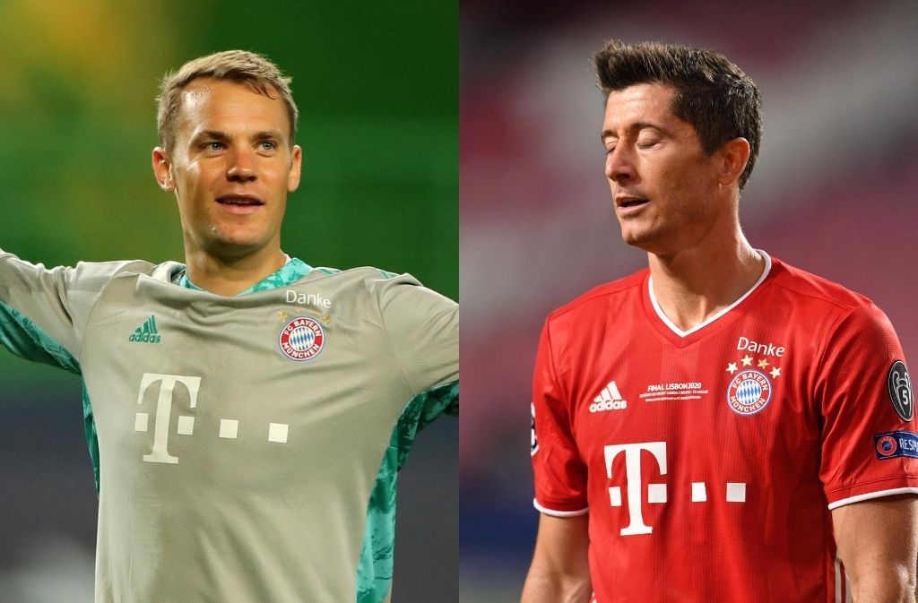 Manuel Neuer, Robert Lewandowski - Bayern Munich