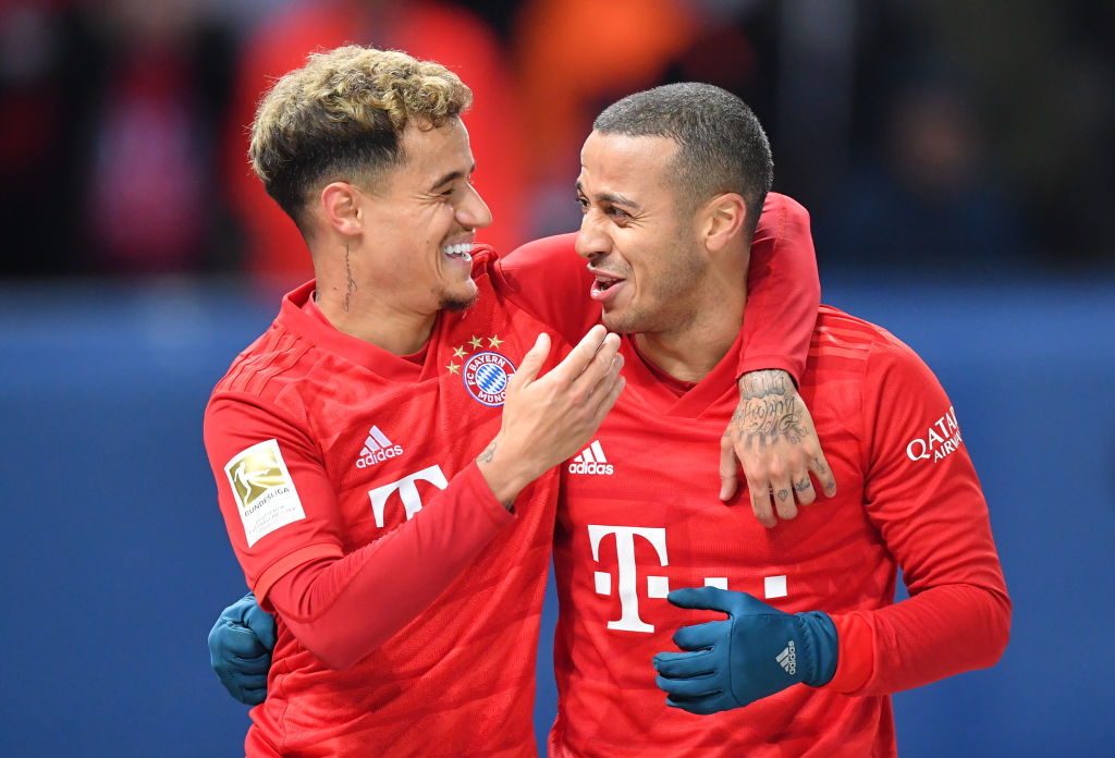 Bayern Munich, Thiago, Coutinho
