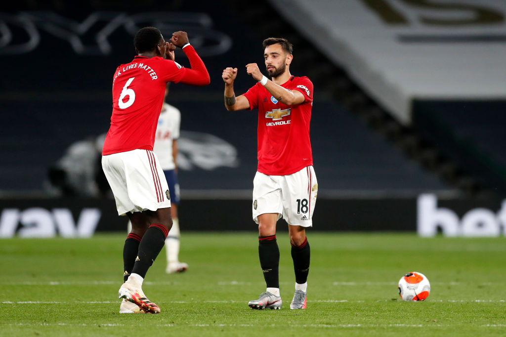Paul Pogba, Bruno Fernandes, Manchester United