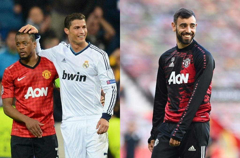 Patrice Evra, Cristiano Ronaldo, Bruno Fernandes