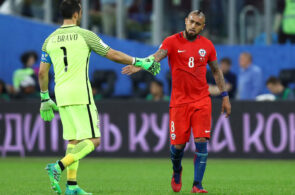 Arturo Vidal, Claudio Bravo, Chile