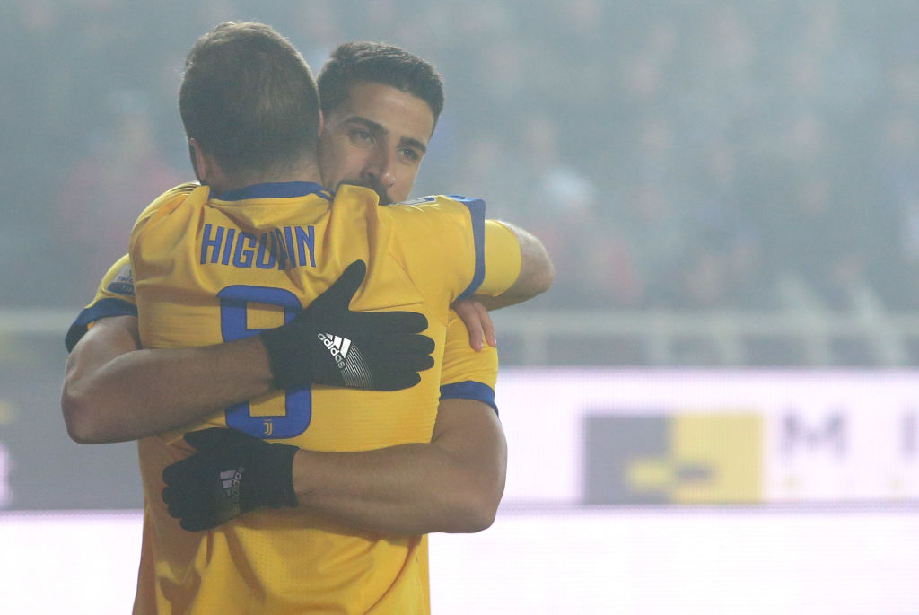 Gonzalo Higuain, Sami Khedira, Andrea Pirlo