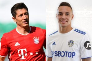 Robert Lewandowski of Bayern Munich, Rodrigo of Leeds United
