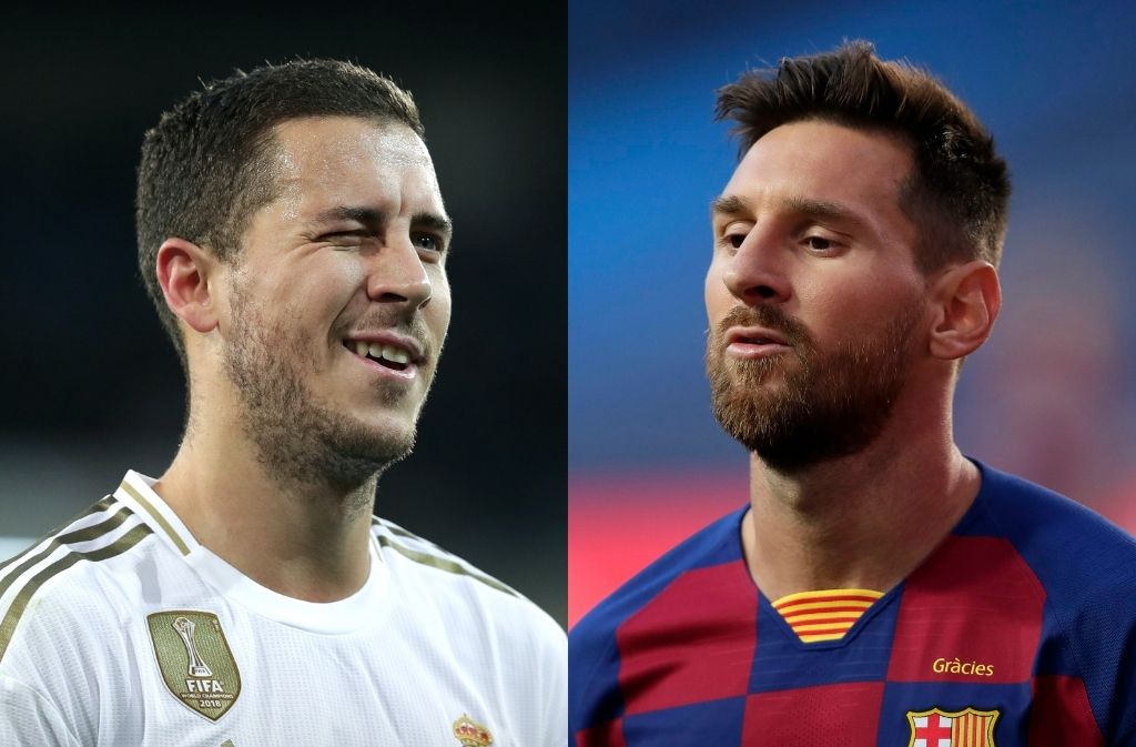 Eden Hazard, Lionel Messi, Real Madrid