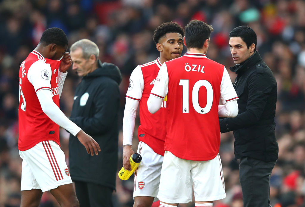 Ozil, Arteta