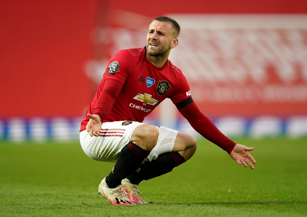 Luke Shaw of Manchester United