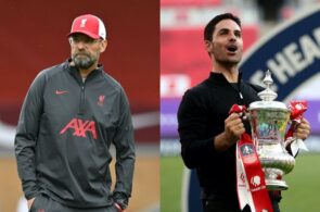 Jurgen Klopp, Mikel Arteta, Arsenal, Liverpool