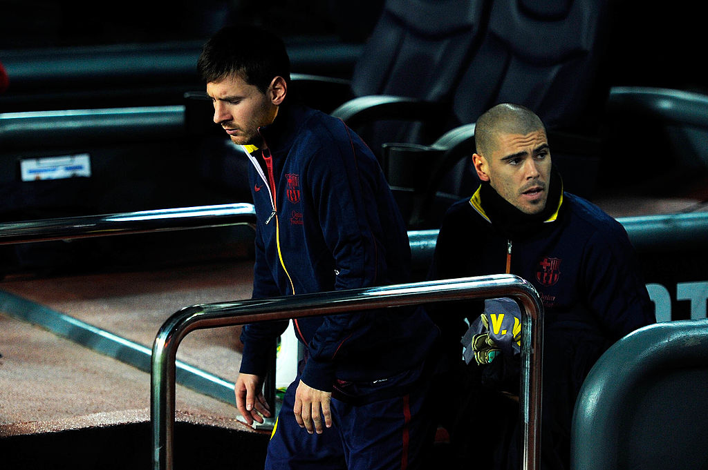 Victor Valdes, Lionel Messi, FC Barcelona