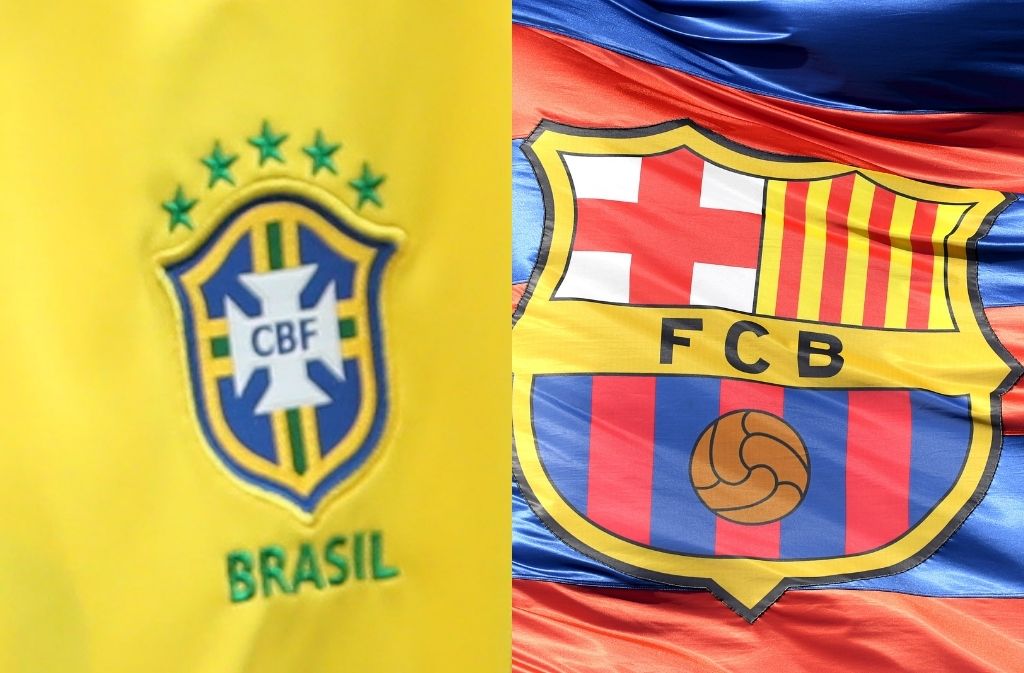 Brazil national team logo, FC Barcelona logo