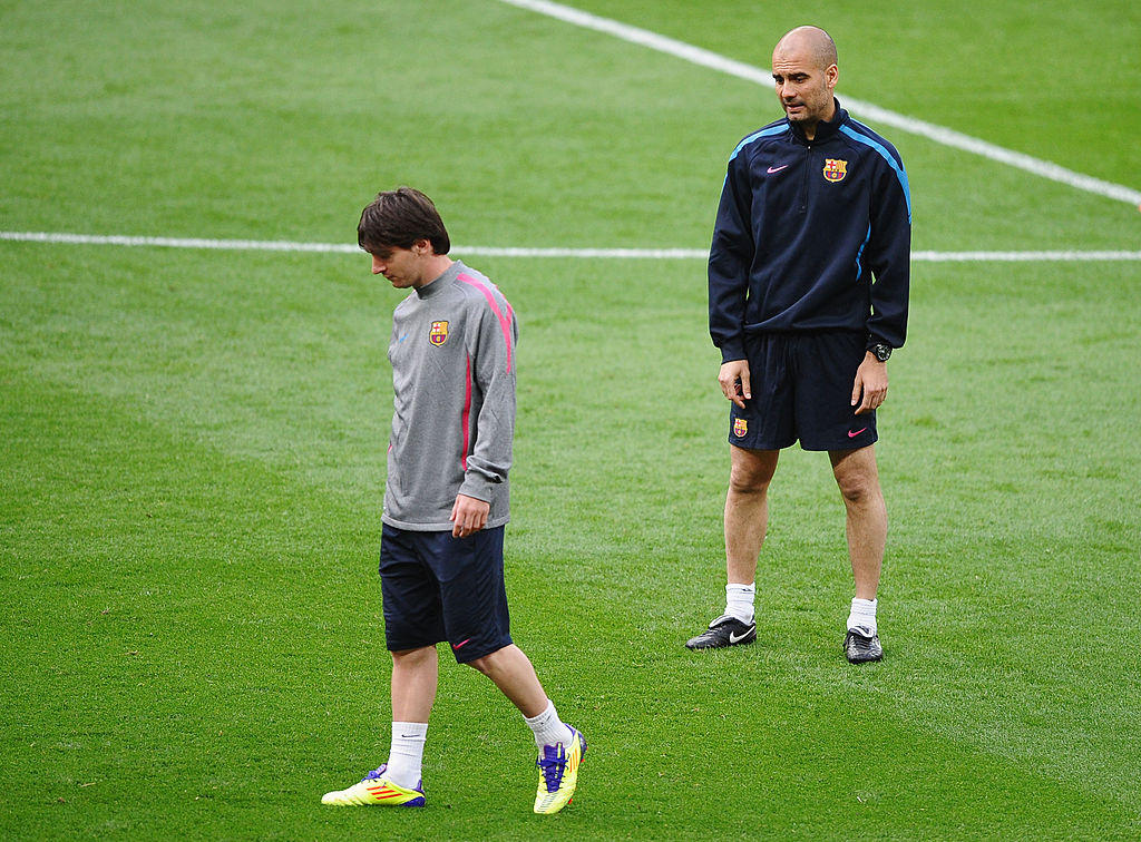 Pep Guardiola, Lionel Messi