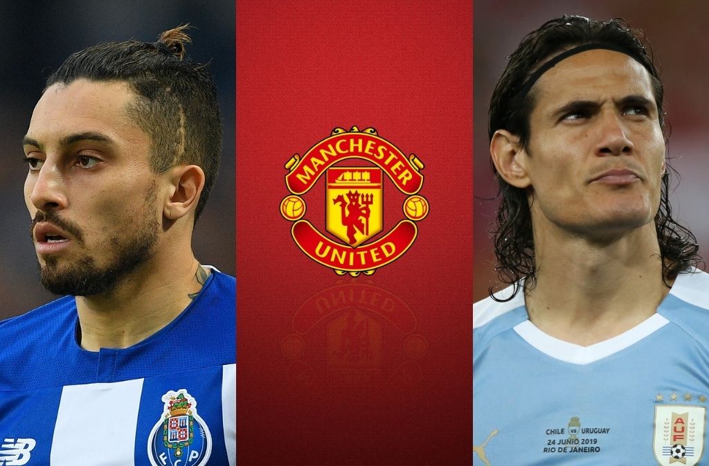 Alex Telles, Edinson Cavani, Manchester United
