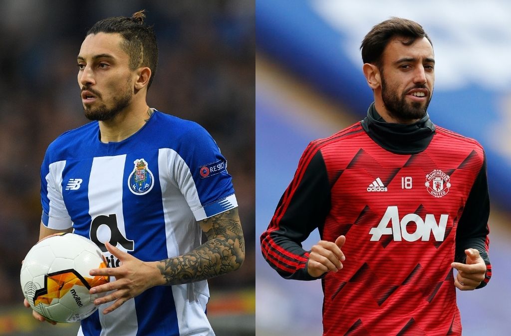 Alex Telles, Bruno Fernandes, Manchester United