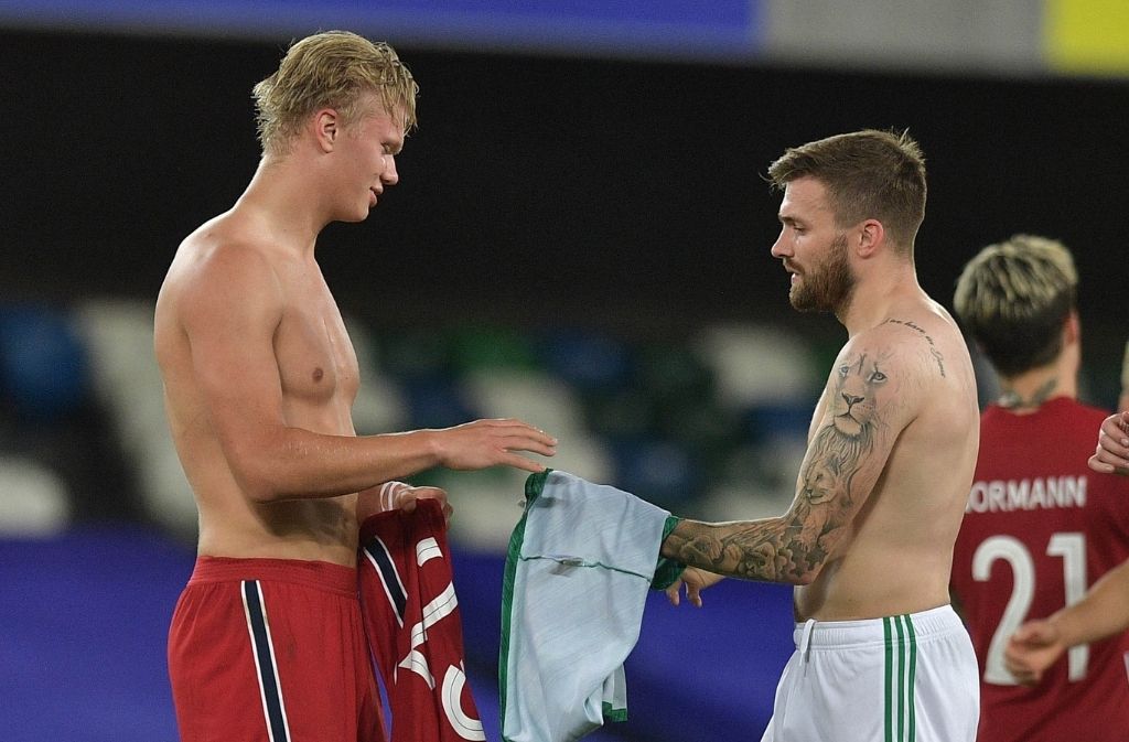 Erling Haaland, Stuart Dallas, Leeds United