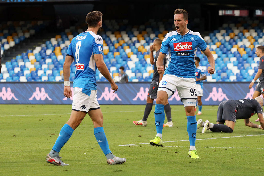 Arkadiusz Milik, Everton, Tottenham