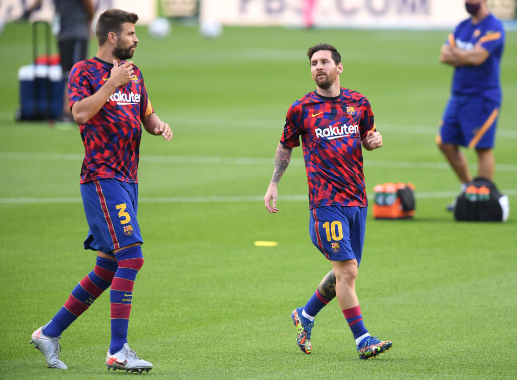 Gerard Pique on Lionel Messi