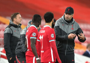 Jurgen Klopp, Mohamed Salah, Sadio Mane