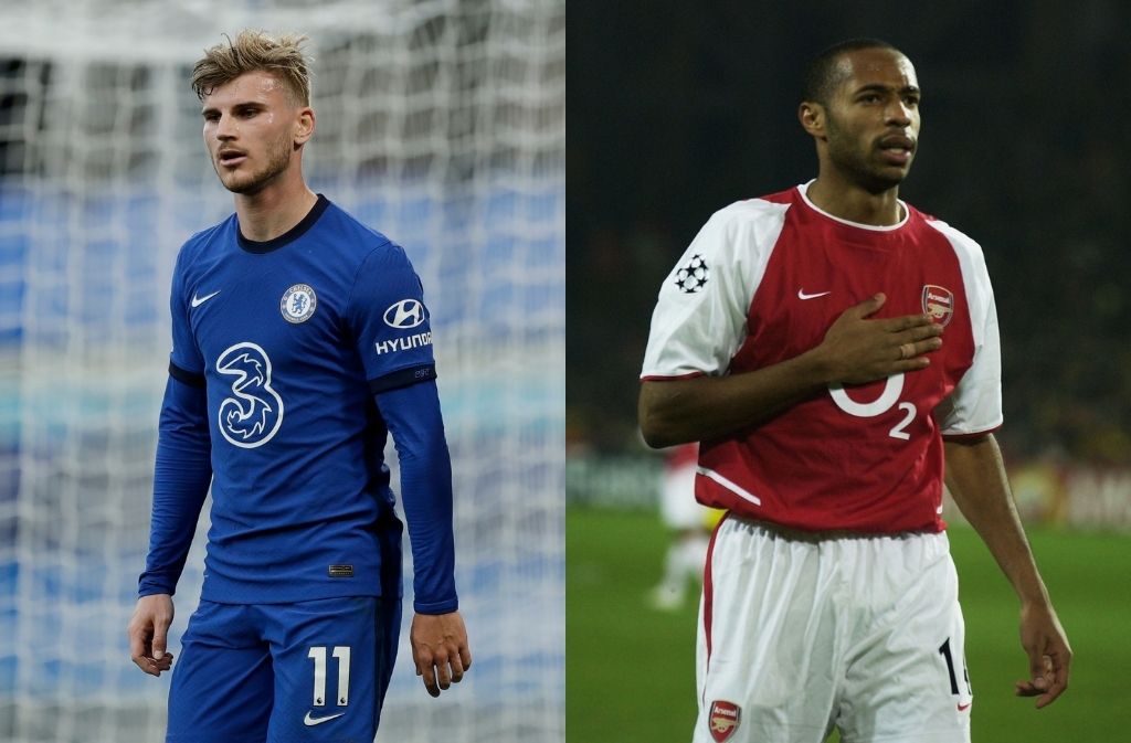 Timo Werner, Thierry Henry, Chelsea, Arsenal