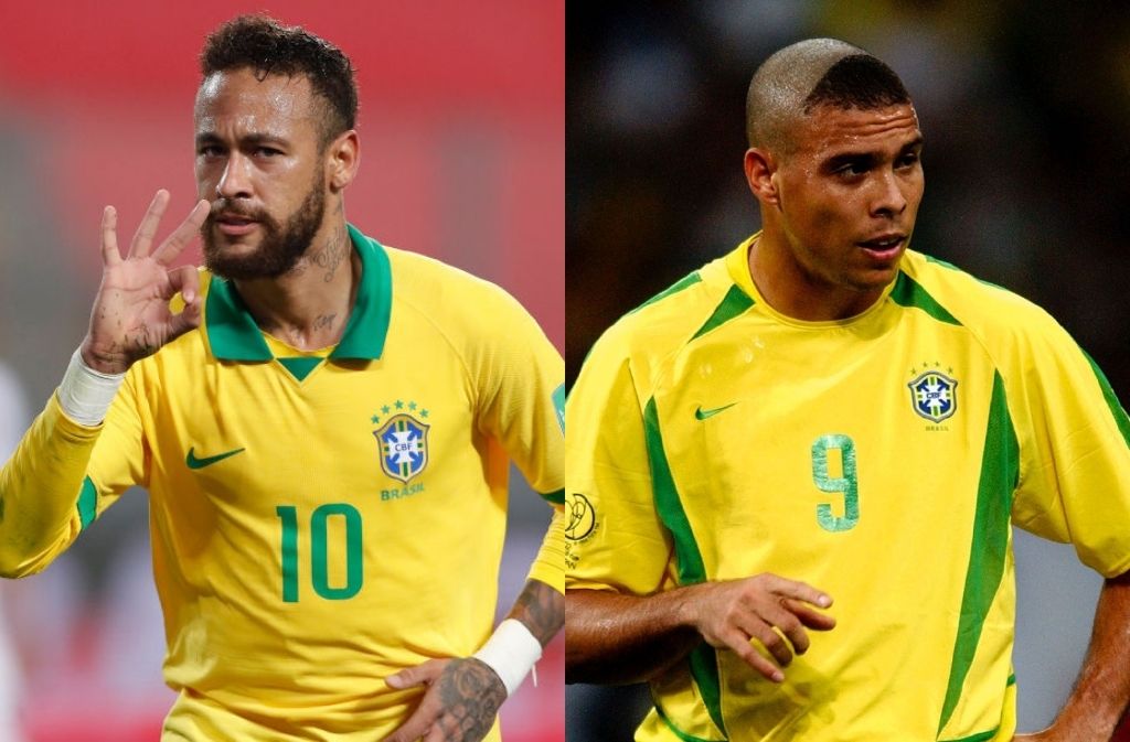 Neymar, Ronaldo Nazario, Brazil