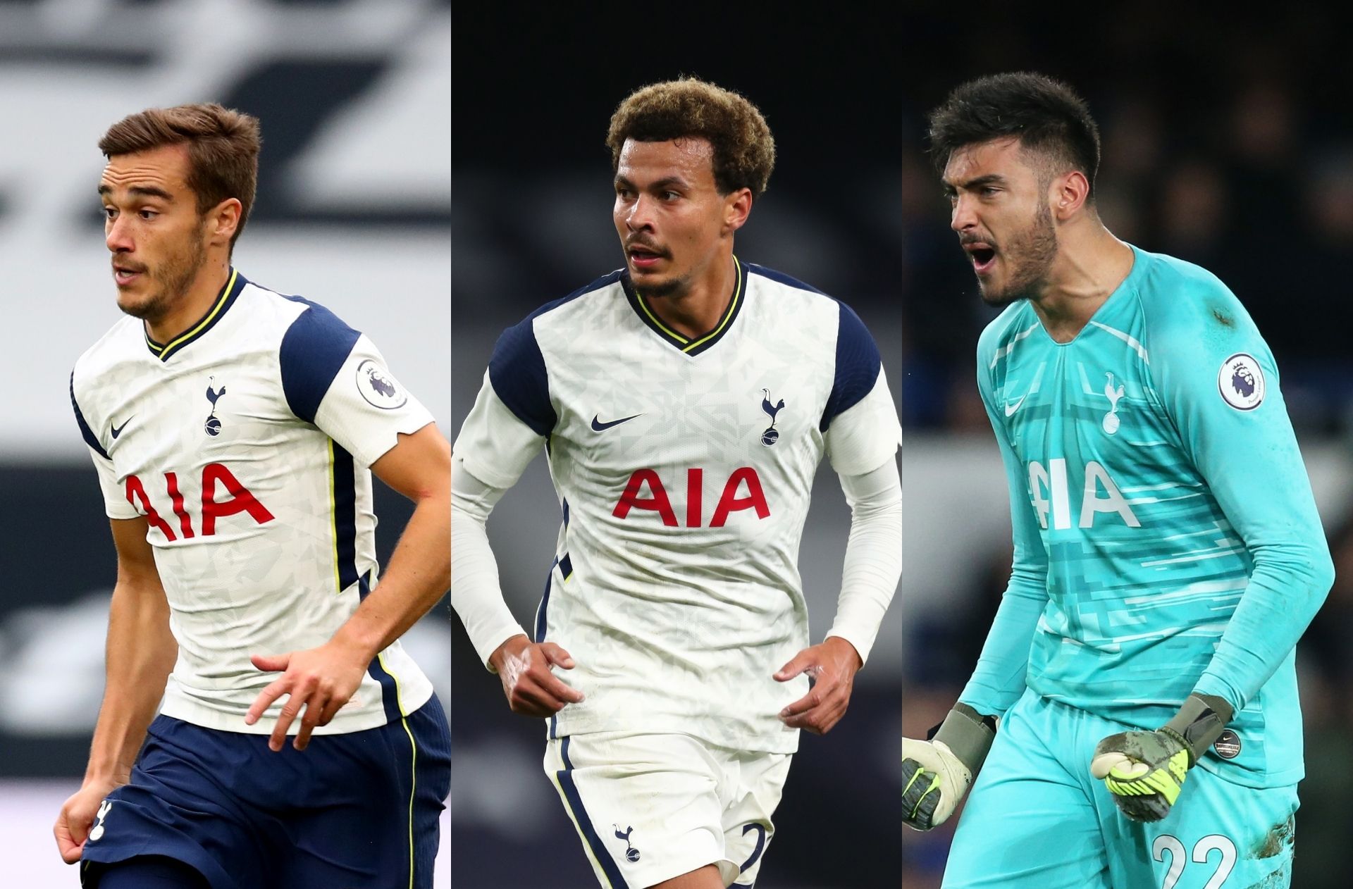 Dele Alli, Harry Winks, and Paulo Gazzaniga - Tottenham