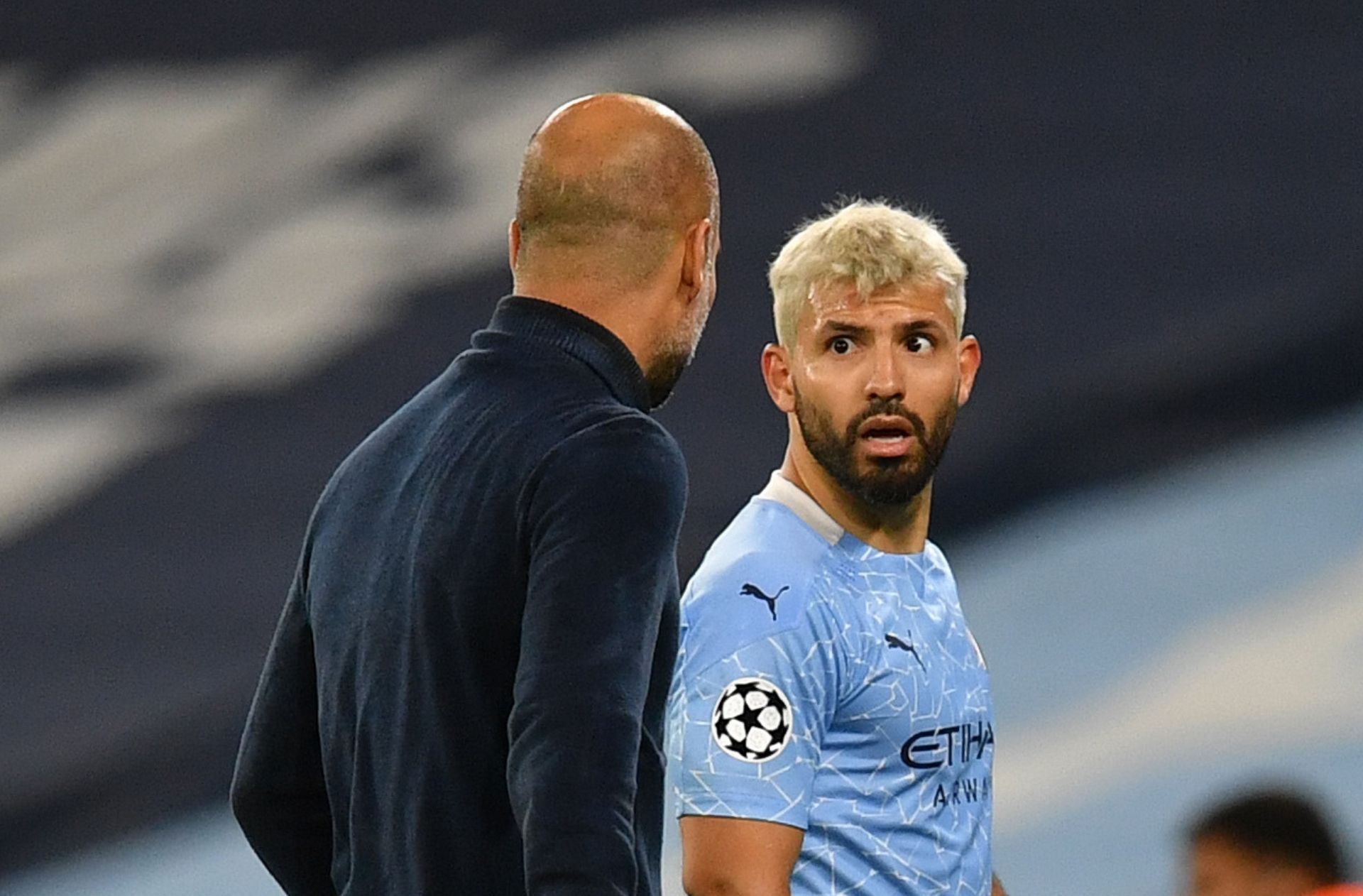 Pep Guardiola & Sergio Aguero - Manchester City