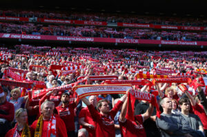 Fans at Anfield