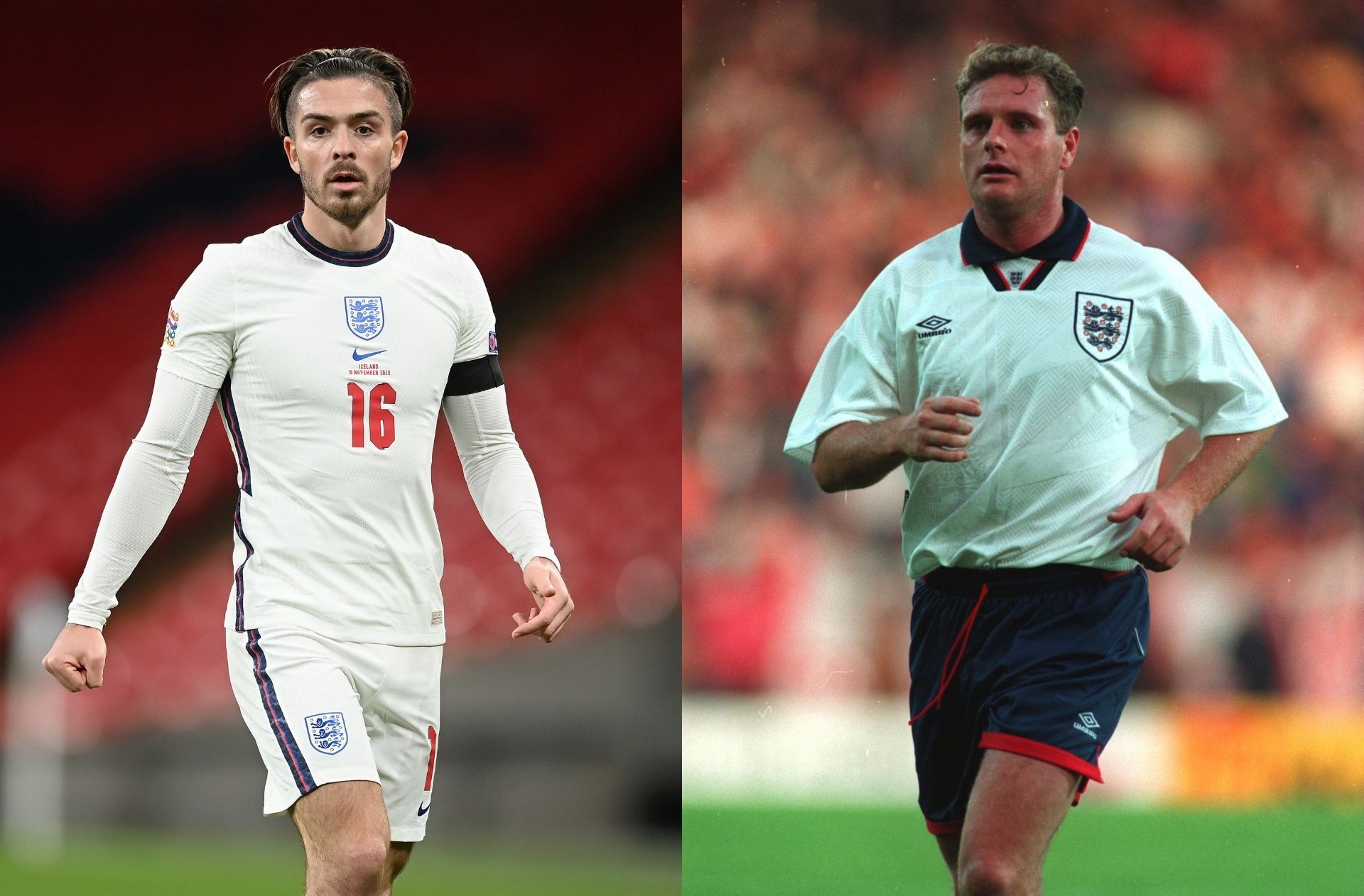 Jack Grealish, Paul Gascoigne, England