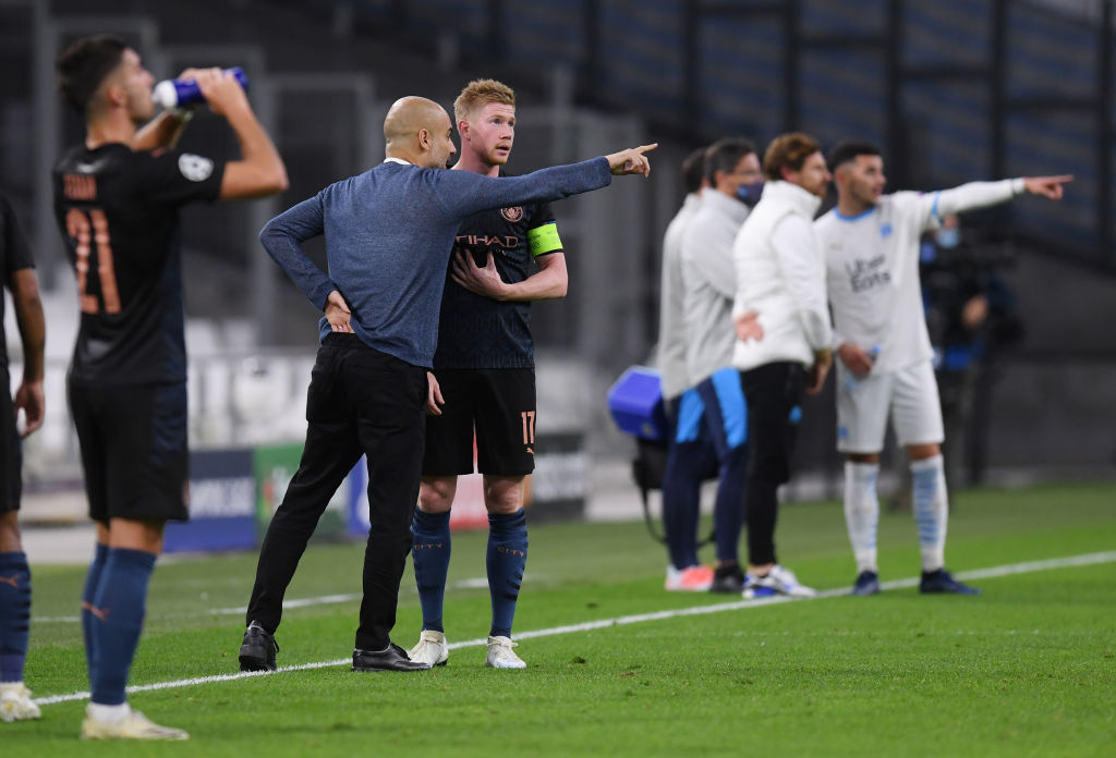 Kevin De Bruyne, Pep Guardiola