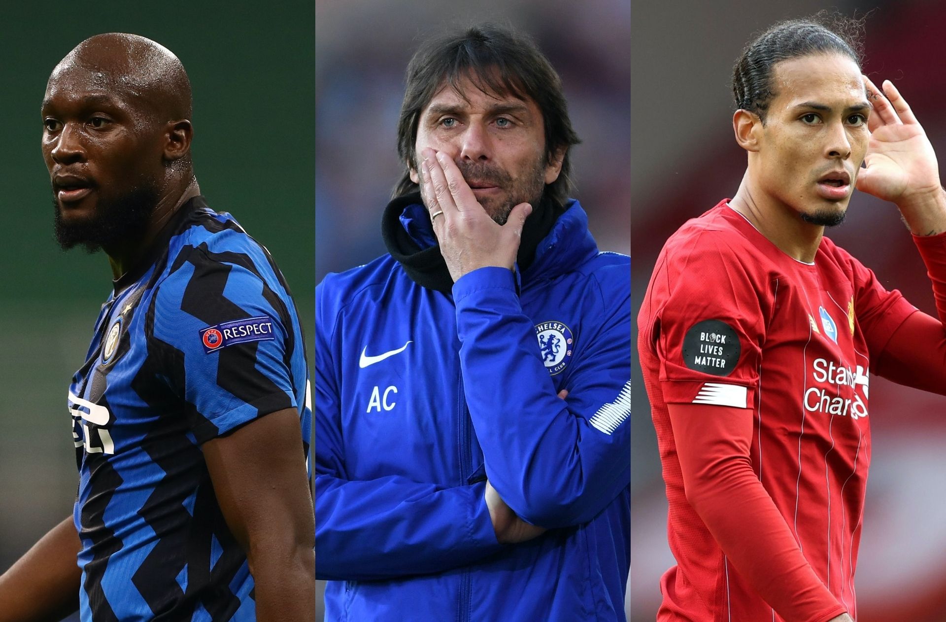 Romelu Lukaku, Antonio Conte, Virgil van Dijk