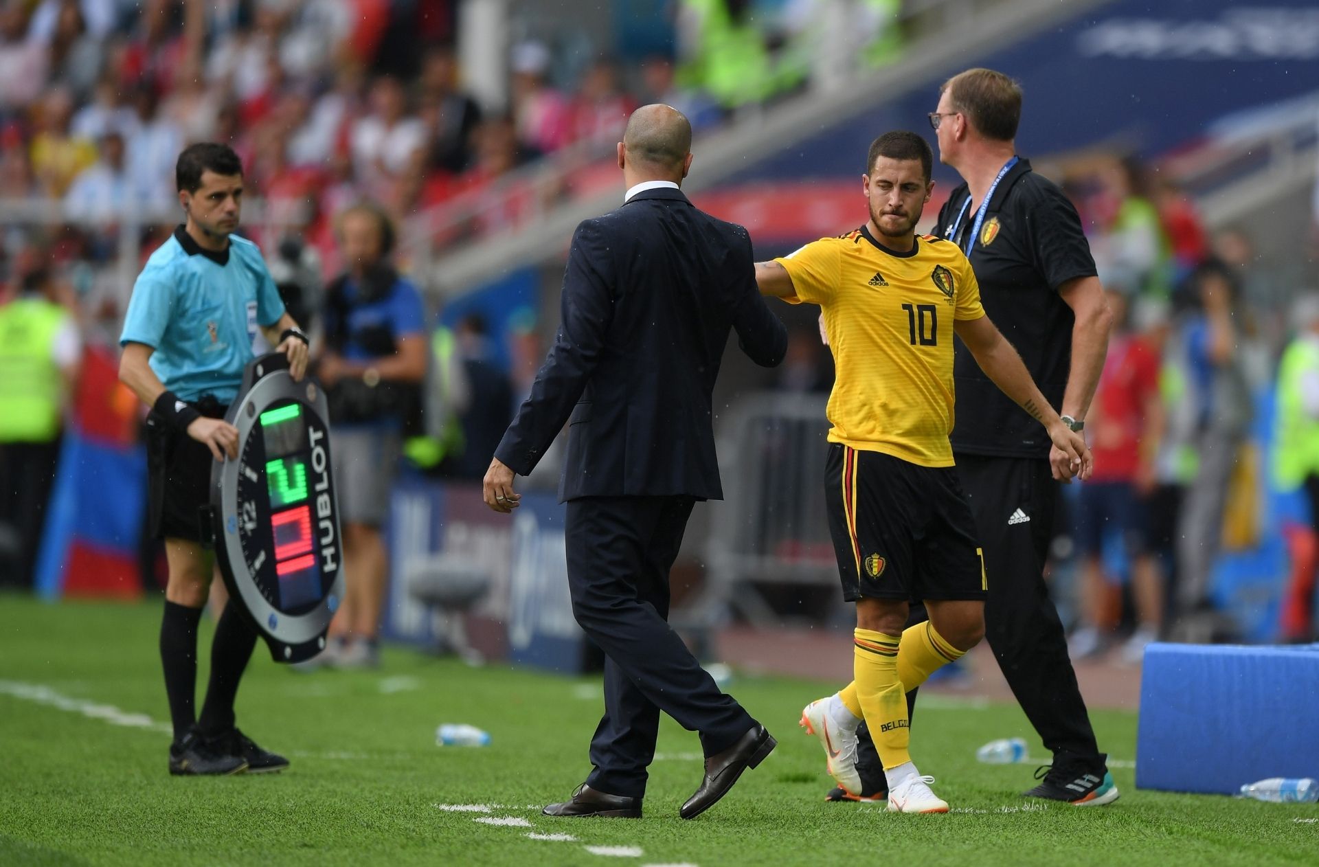 Roberto Martinez, Eden Hazard, Belgium
