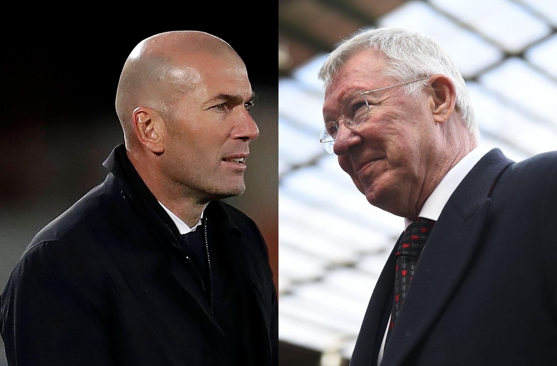 Zinedine Zidane of Real Madrid, Sir Alex Ferguson