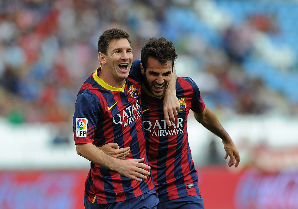 Messi, Fabregas