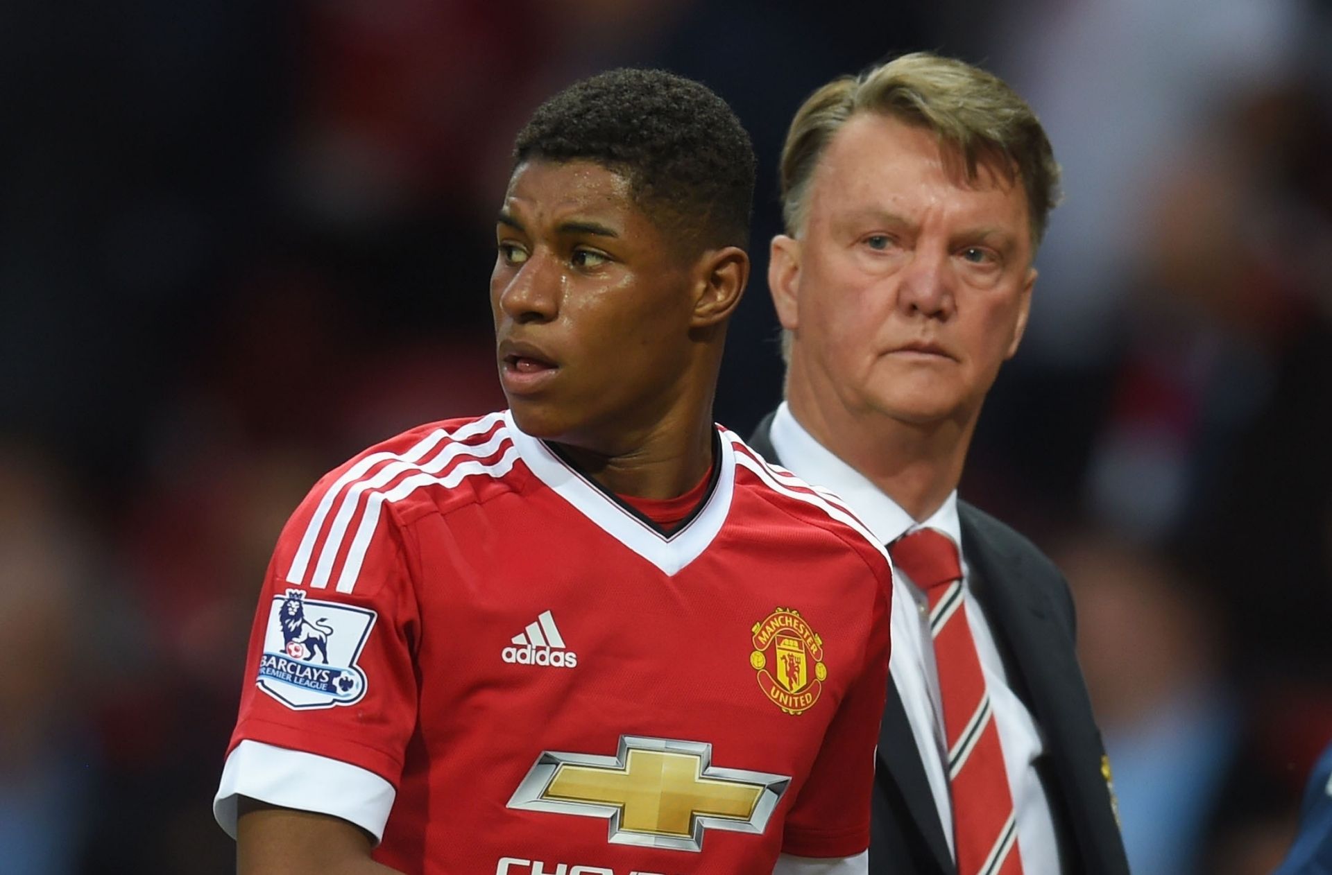Louis van Gaal, Marcus Rashford, Manchester United