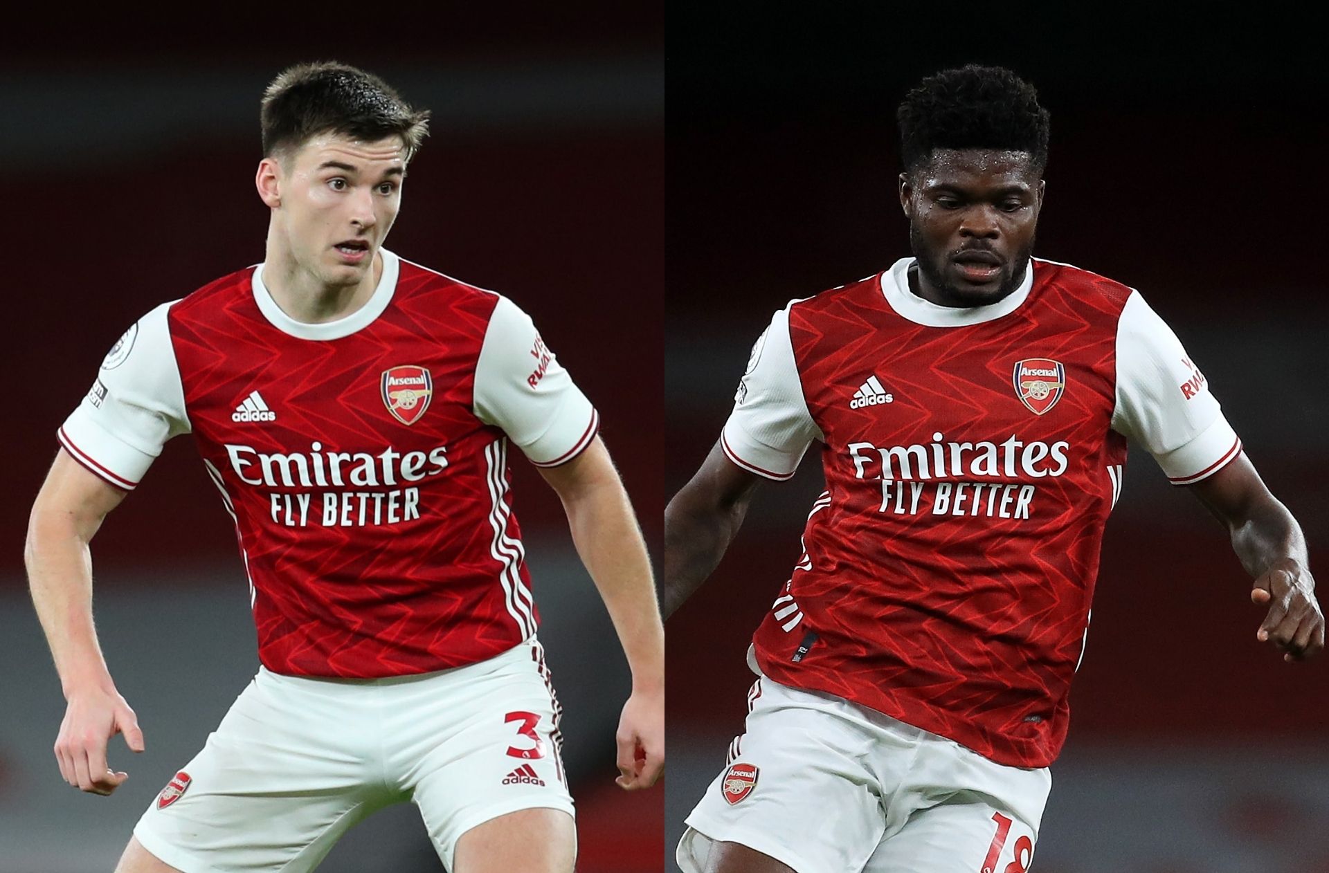 Kieran Tierney, Thoms Partey - Arsenal