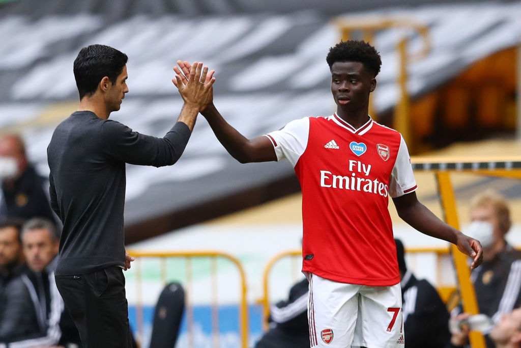 Saka, Arteta