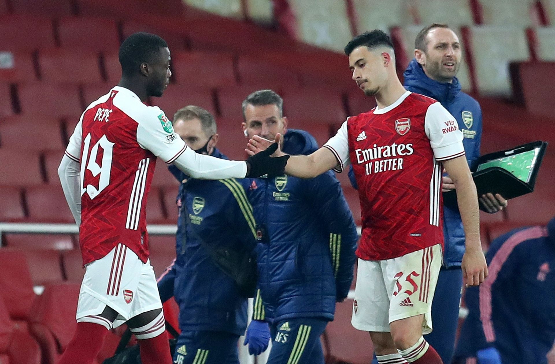 Nicolas Pepe, Gabriel Martinelli, Arsenal