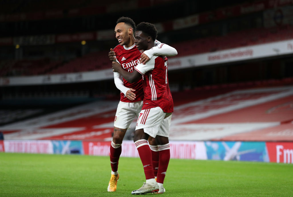 Saka, Aubameyang
