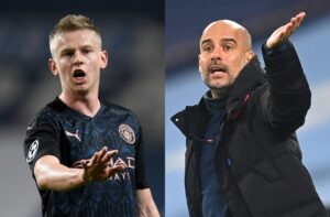Oleksandr Zinchenko & Pep Guardiola - Manchester City