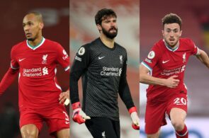 Fabinho, Alisson, Jota - Liverpool