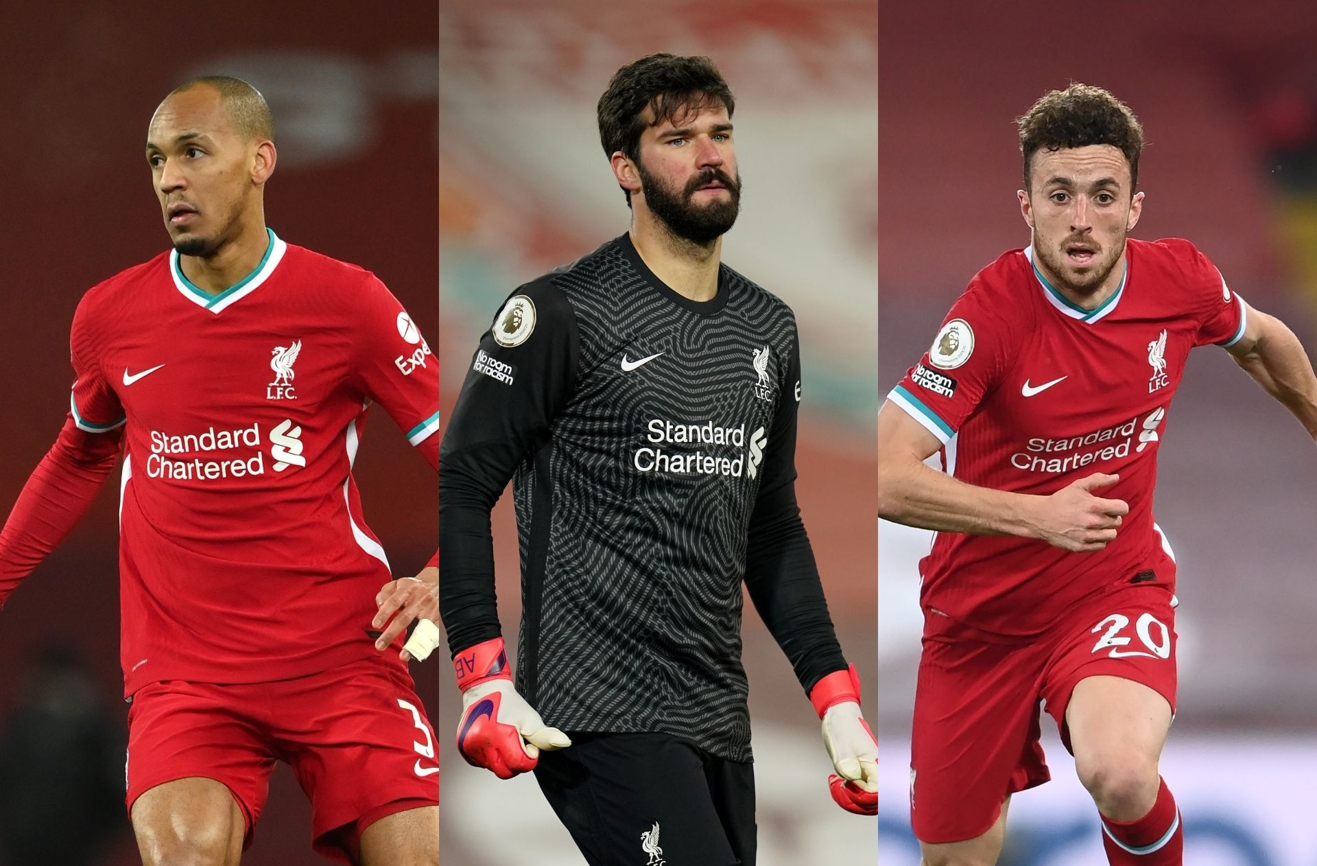 Fabinho, Alisson, Jota - Liverpool