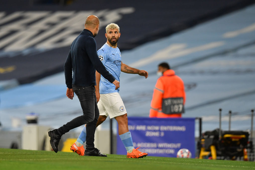 Sergio Aguero, Pep Guardiola, Manchester City