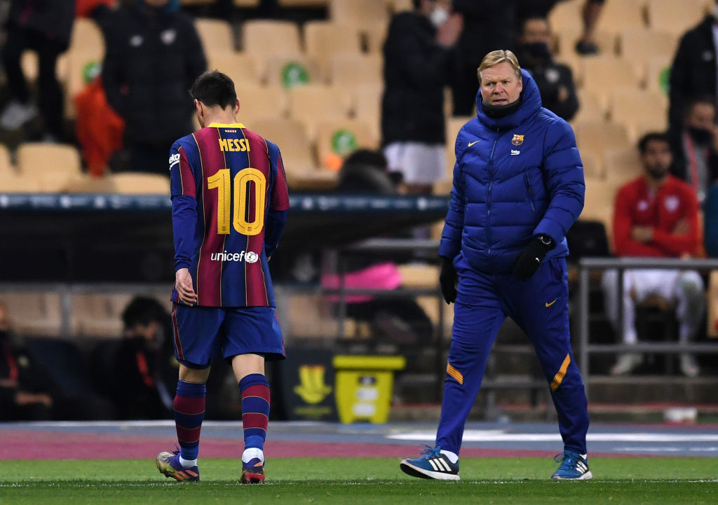 Messi, Koeman