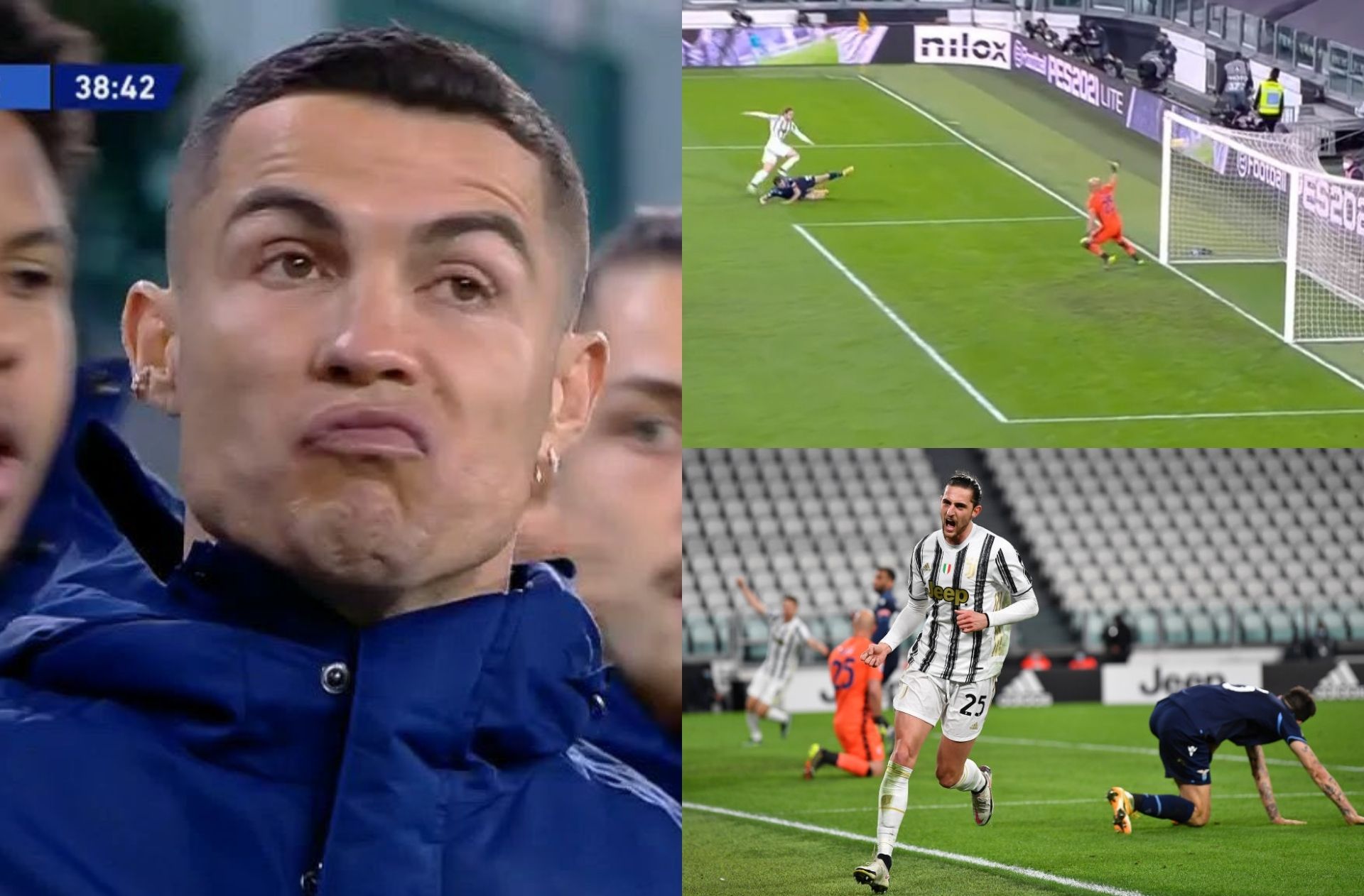 Cristiano Ronaldo, Adrien Rabiot, Juventus