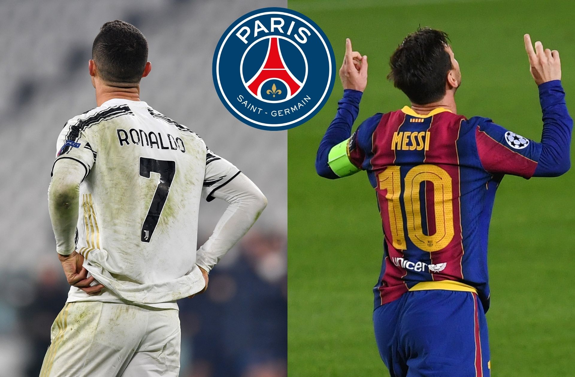 Cristiano Ronaldo, Lionel Messi, PSG