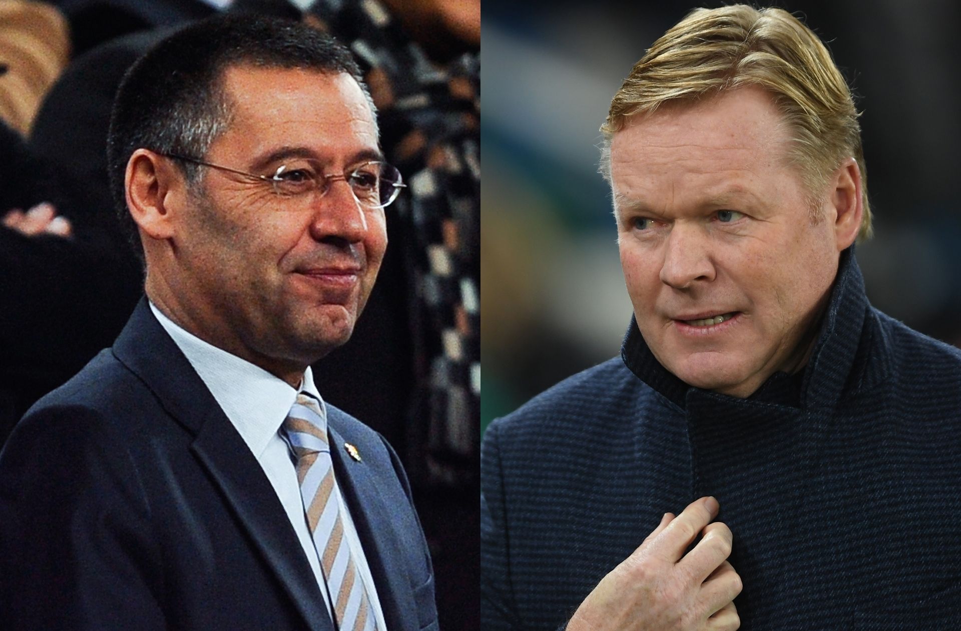 Josep Maria Bartomeu, Ronald Koeman, FC Barcelona