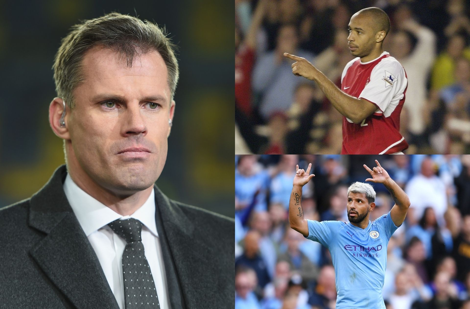 Jamie Carragher, Thierry Henry, Sergio Aguero, Premier League