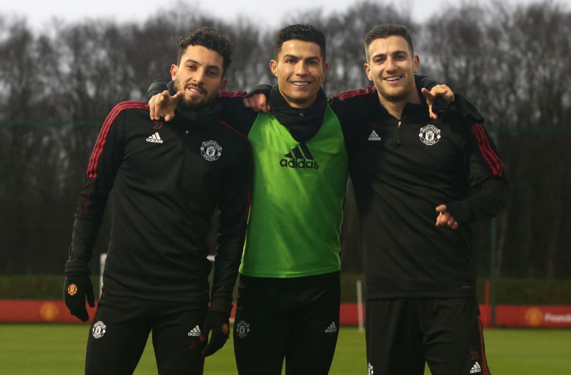 Alex Telles, Cristiano Ronaldo, Diogo Dalot