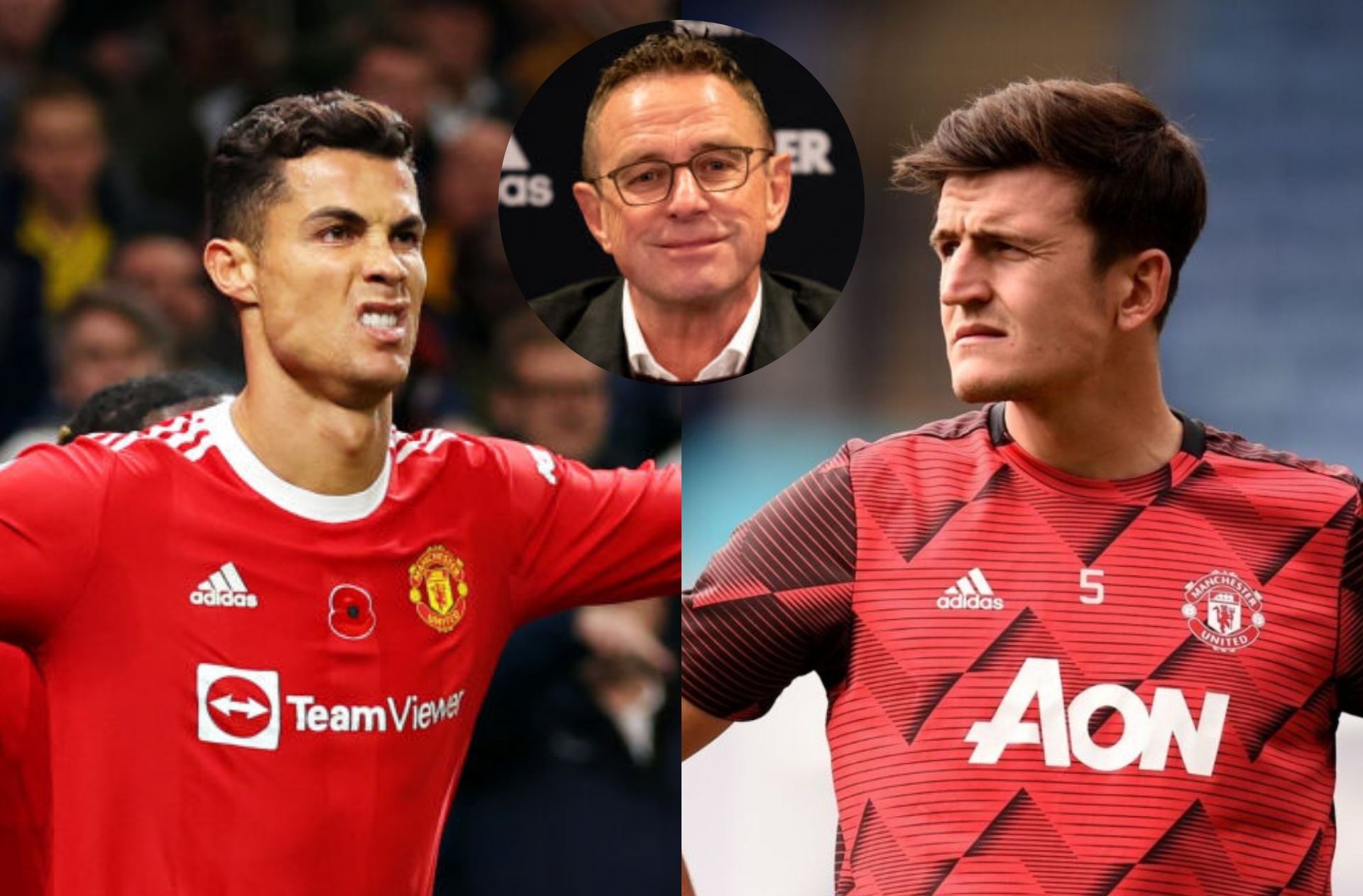 Cristiano Ronaldo, Ralf Rangnick, Harry Maguire