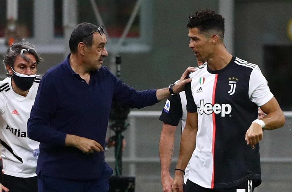 Maurizio Sarri, Cristiano Ronaldo