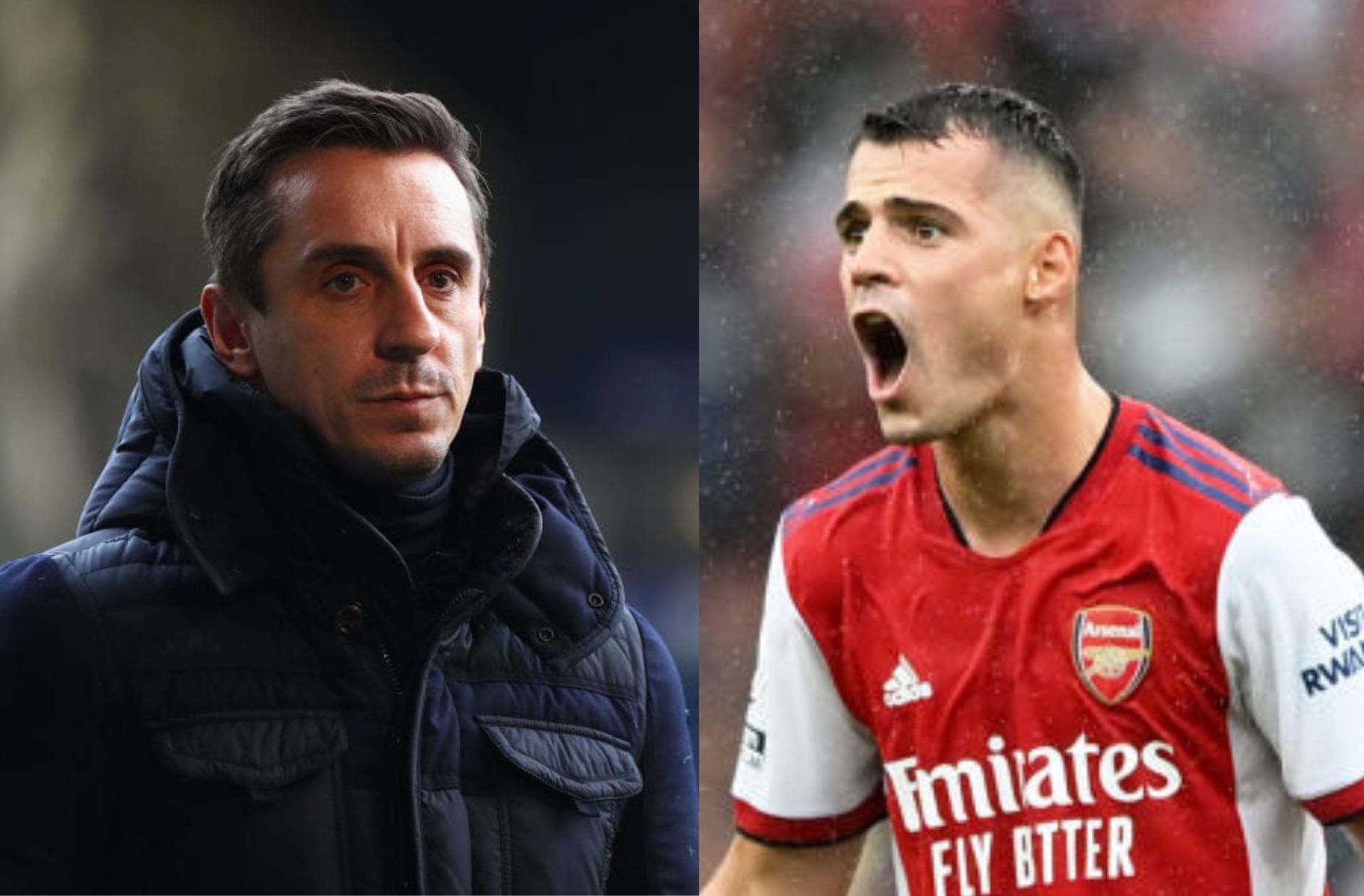 Gary Neville, Granit Xhaka